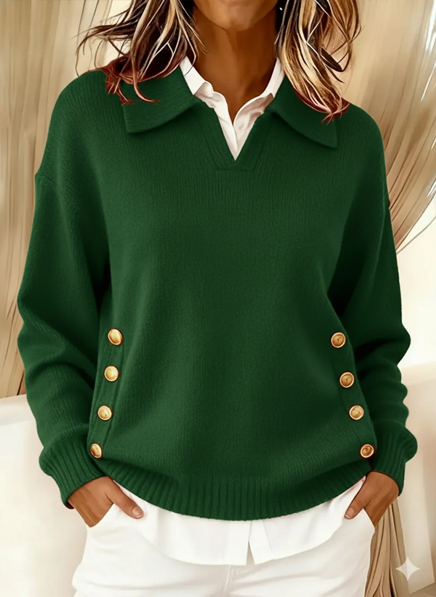 Vicenta · Maglia con collo polo e bottoni