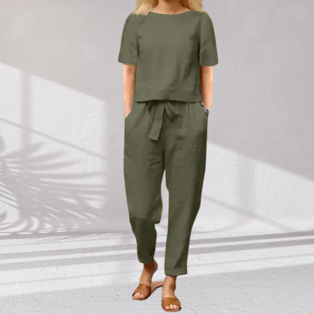 Vanda · Elegante Ensemble in Lino Morbido