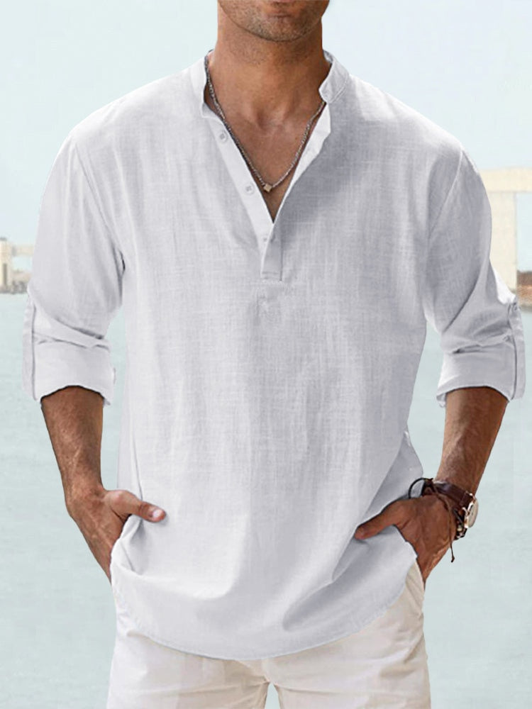 Adriano · Camicia ariosa in lino