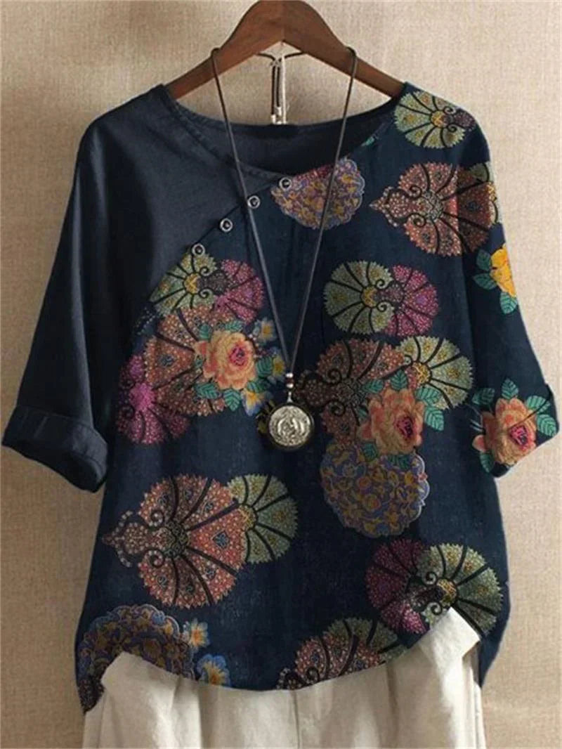 Isabella · Blusa ariosa in lino