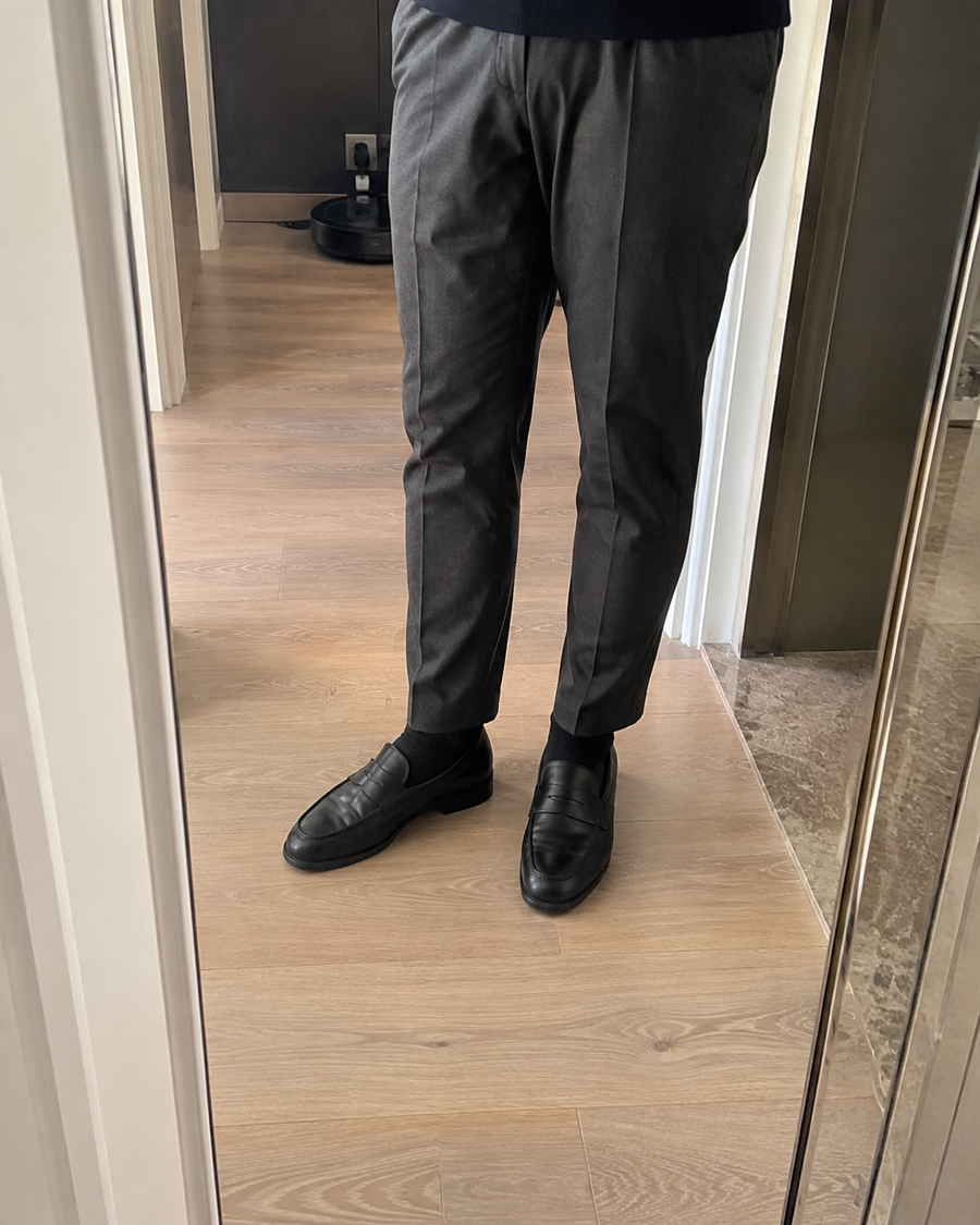 Foto cliente simulata per recensione scarpe uomo 3
