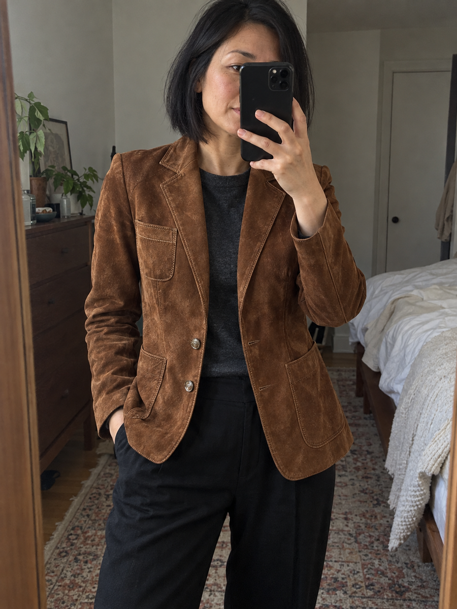 Foto · Adelgisa · Blazer marrone vintage