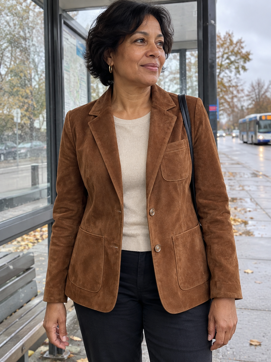 Foto · Adelgisa · Blazer marrone vintage