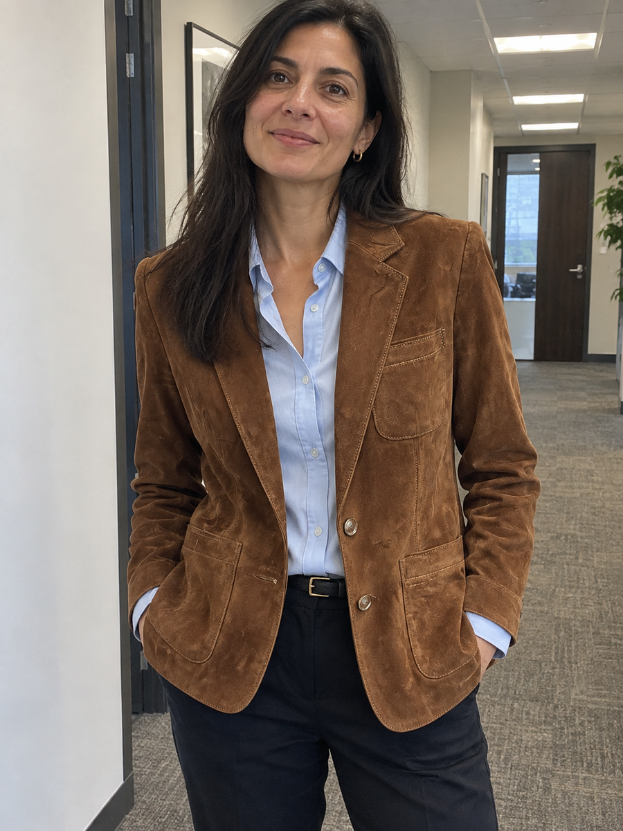 Foto · Adelgisa · Blazer marrone vintage