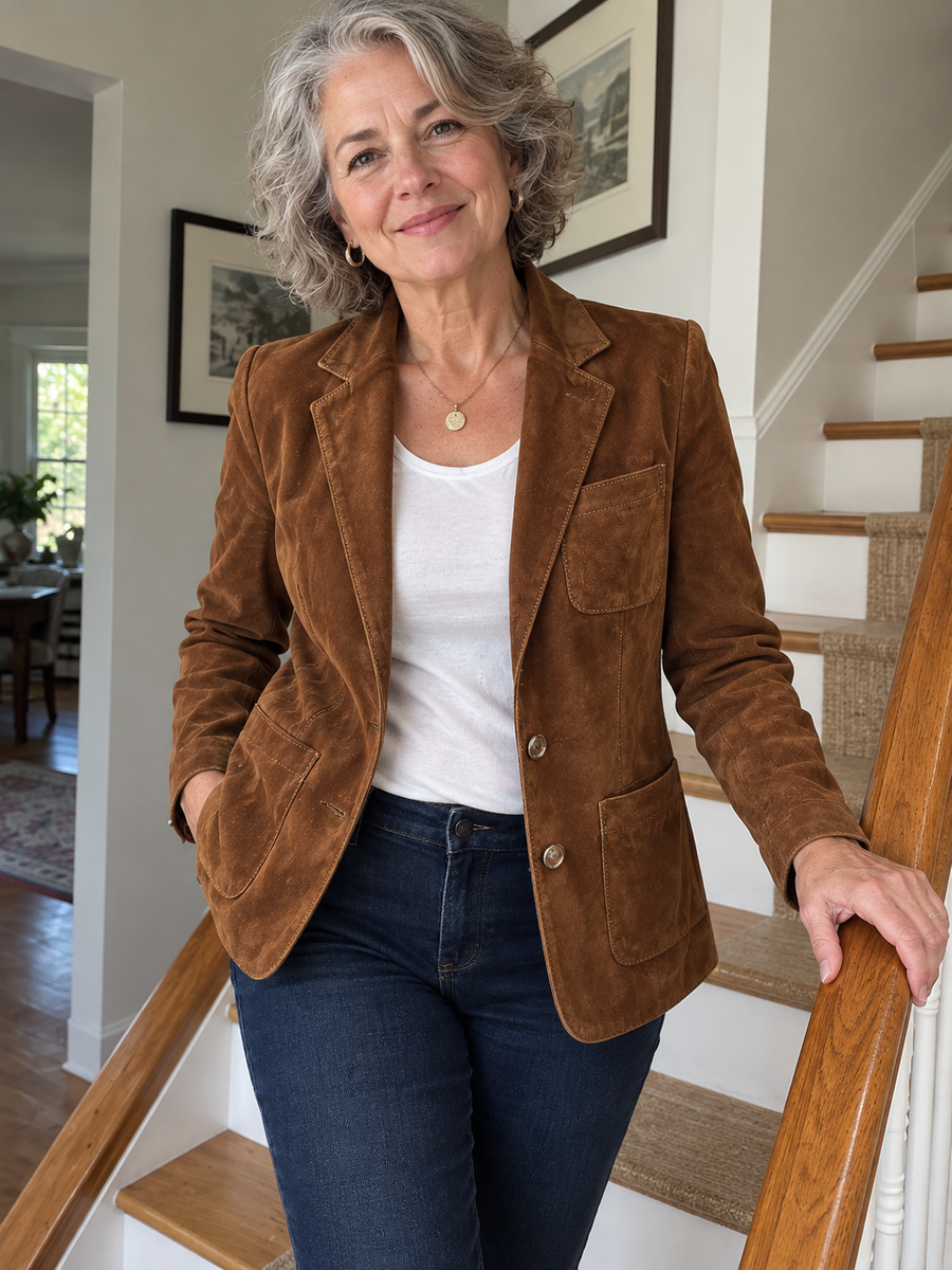 Foto · Adelgisa · Blazer marrone vintage