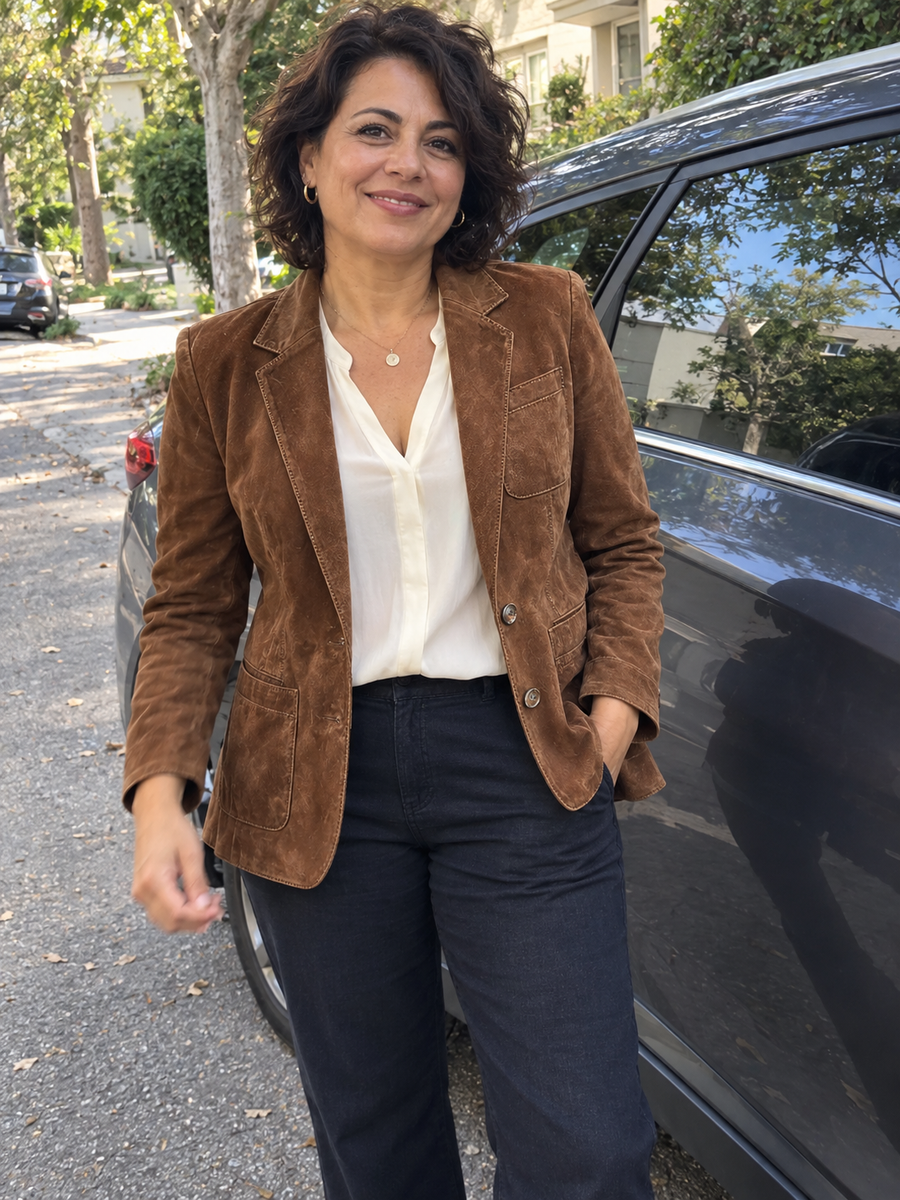 Foto · Adelgisa · Blazer marrone vintage