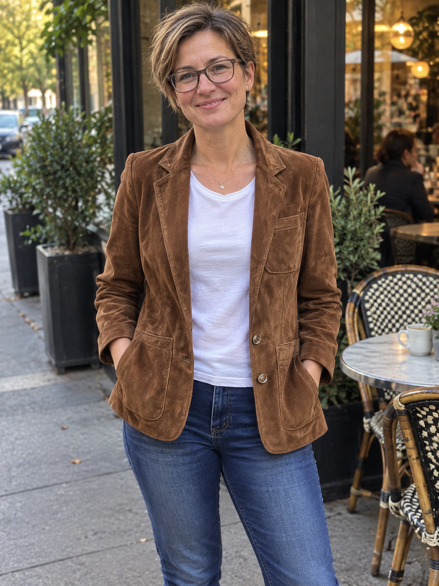 Foto · Adelgisa · Blazer marrone vintage