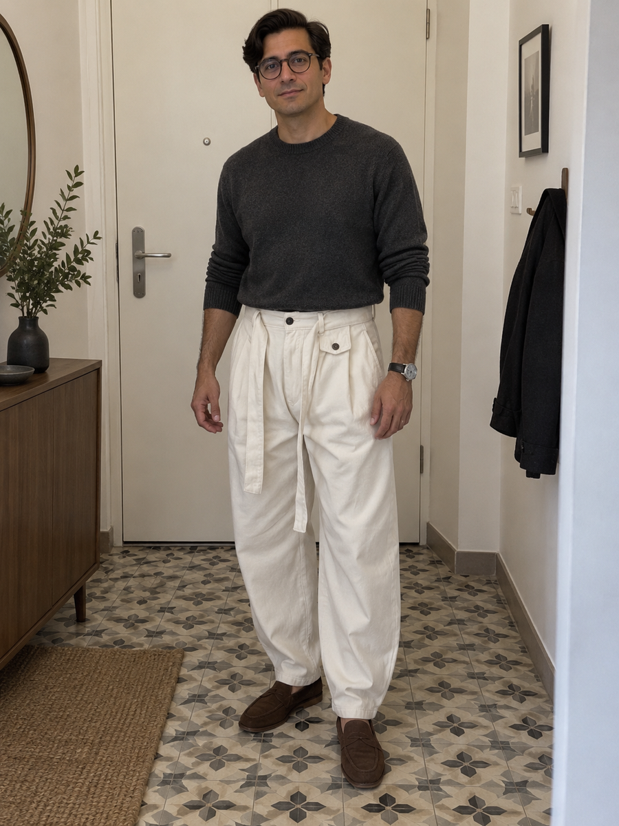 Pantaloni Again — idea di stile 50