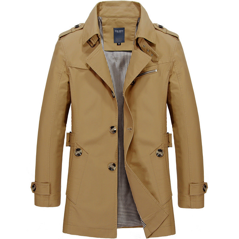 Elvio · Trench con revers e doppia abbottonatura — foto 2