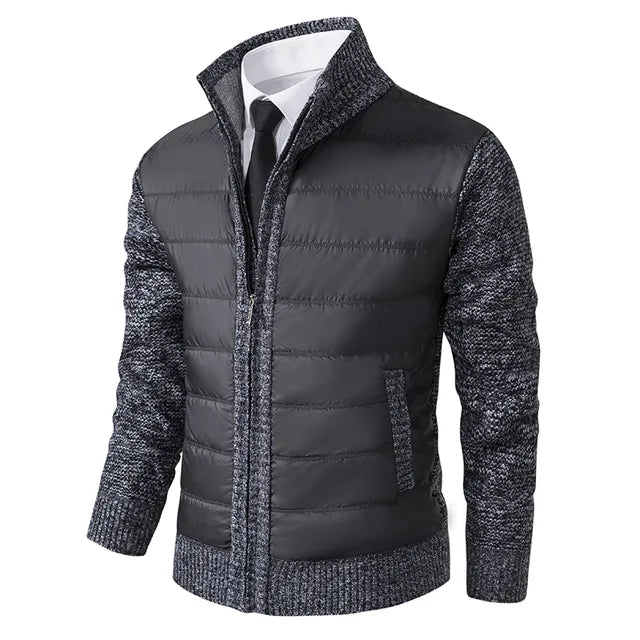 Quirino · Cardigan con pannello trapuntato — foto 2