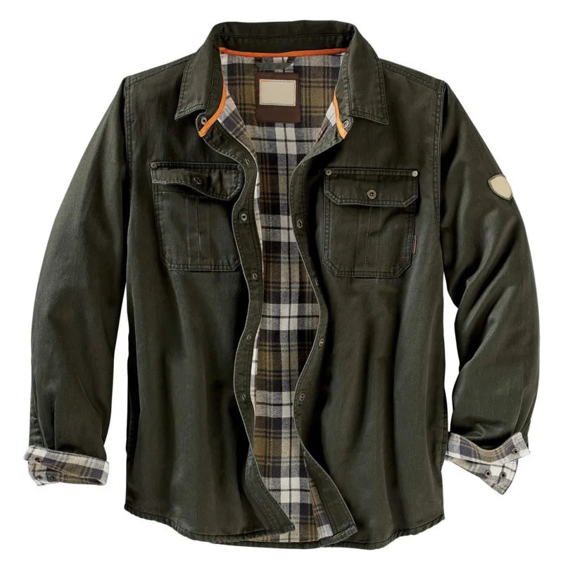 VALTORENI | Ettore — Giacca casual di ispirazione vintage · Verde scuro