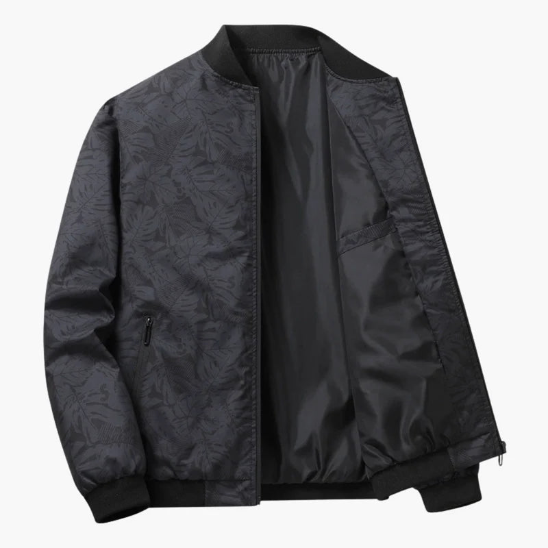 VALTORENI | FOLIAME — bomber elegante a fantasia · Grigio