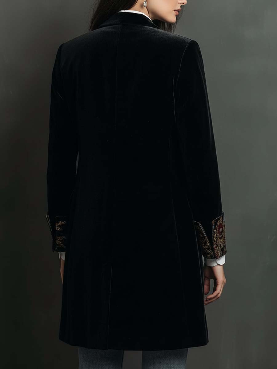 Vivia · Blazer nero barocco · vista 8