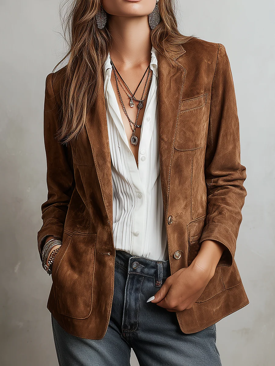 Adelgisa · Blazer marrone vintage · vista 1