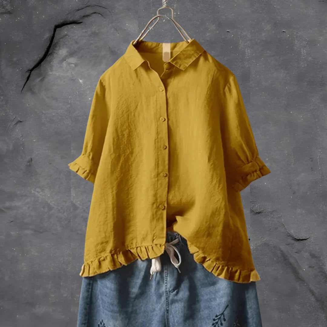 Amalia · Blusa raffinata a mezza manica