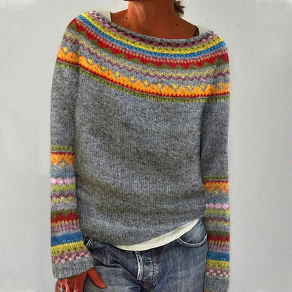 Brigida · Maglione autunnale rétro e confortevole