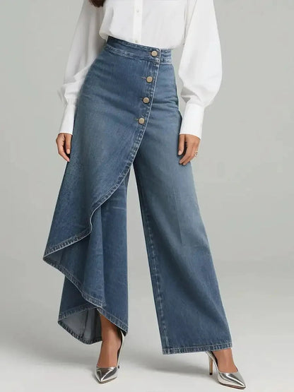 Bruna · Pantaloni raffinati in tela di jeans