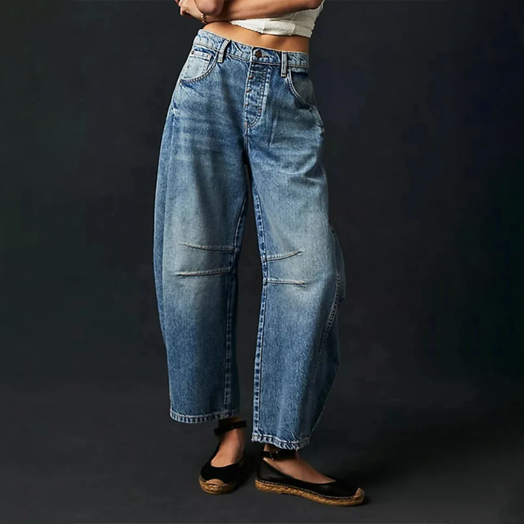 Lorena · Jeans denim rilassati