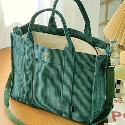 Prisca · Tote in Velluto a Coste Accogliente
