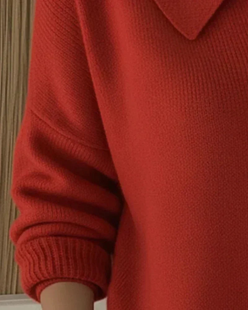 Vega · Cardigan in maglia con collo a camicia