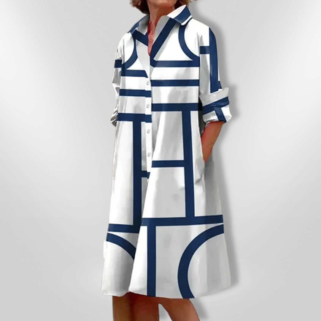 Nerina · Abito Geometrico Elegante