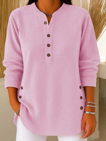 Nieves · Tunica Henley con bottoni