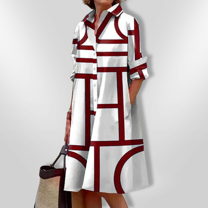 Nerina · Abito Geometrico Elegante