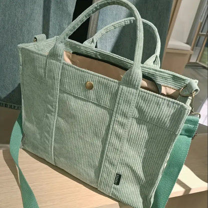 Prisca · Tote in Velluto a Coste Accogliente