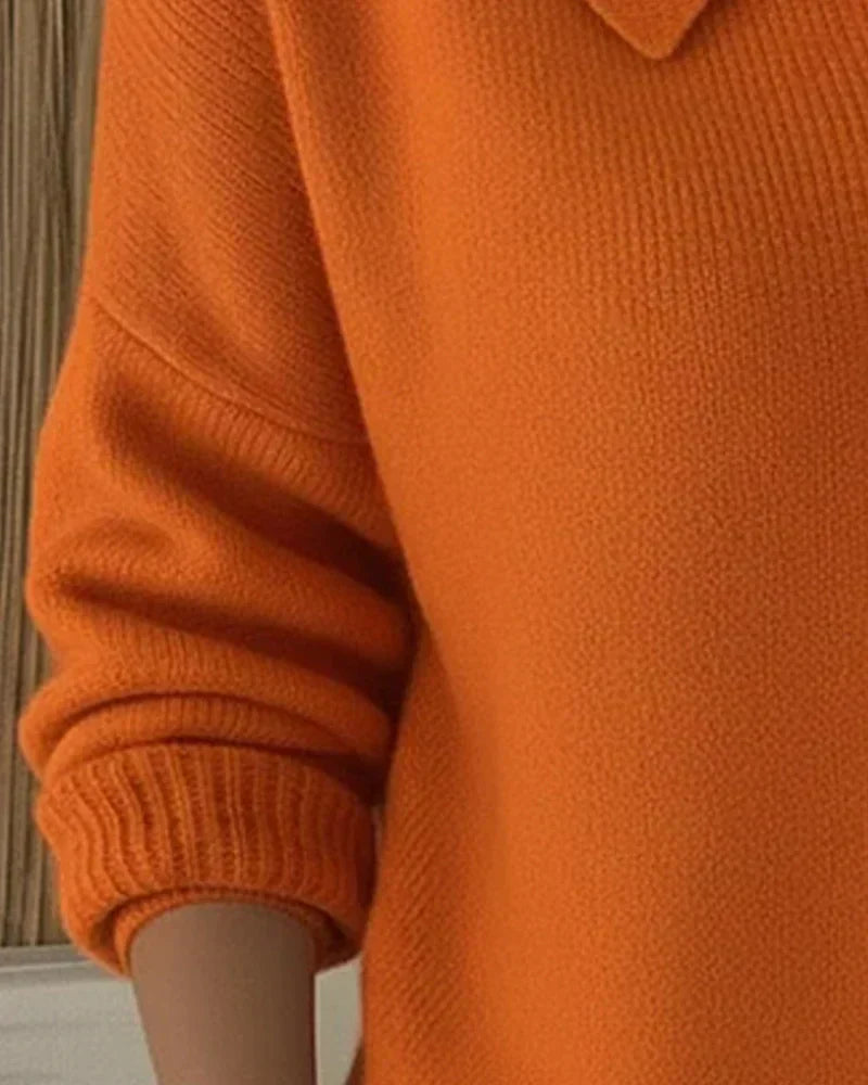 Vega · Cardigan in maglia con collo a camicia