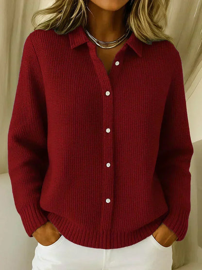 Carmela · Cardigan in maglia testurizzata con bottoni