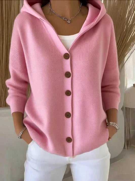 Rocío · Cardigan in maglia con cappuccio