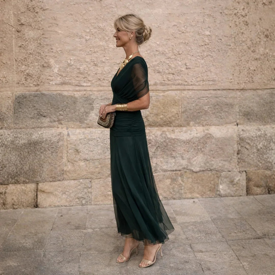 Elisabeth | Abito verde elegante