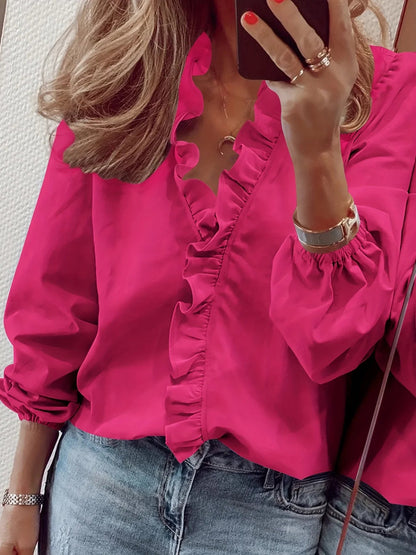 Vittoria · Blusa raffinata con balze