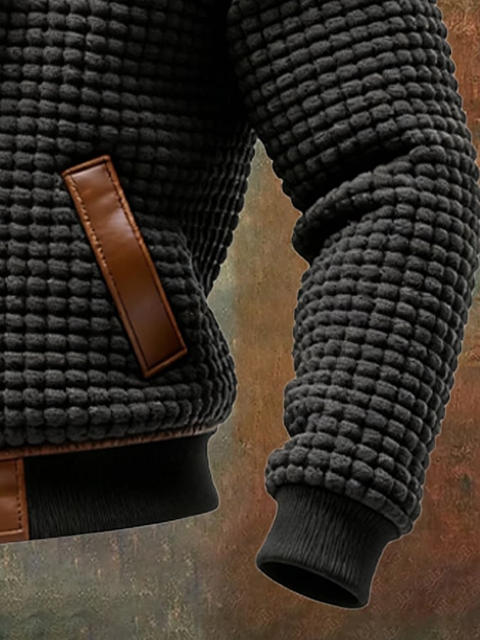 Egidio · Cardigan in velluto d’ispirazione rétro