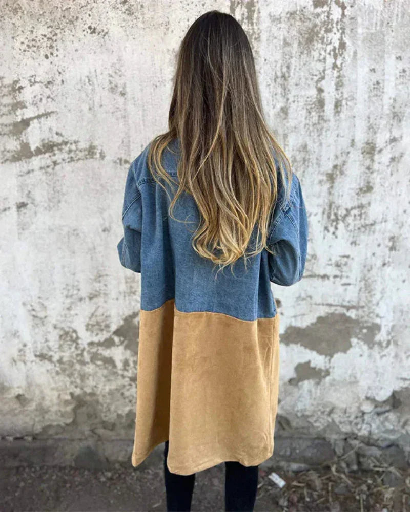 Benedetta · Giacca raffinata in pelle scamosciata