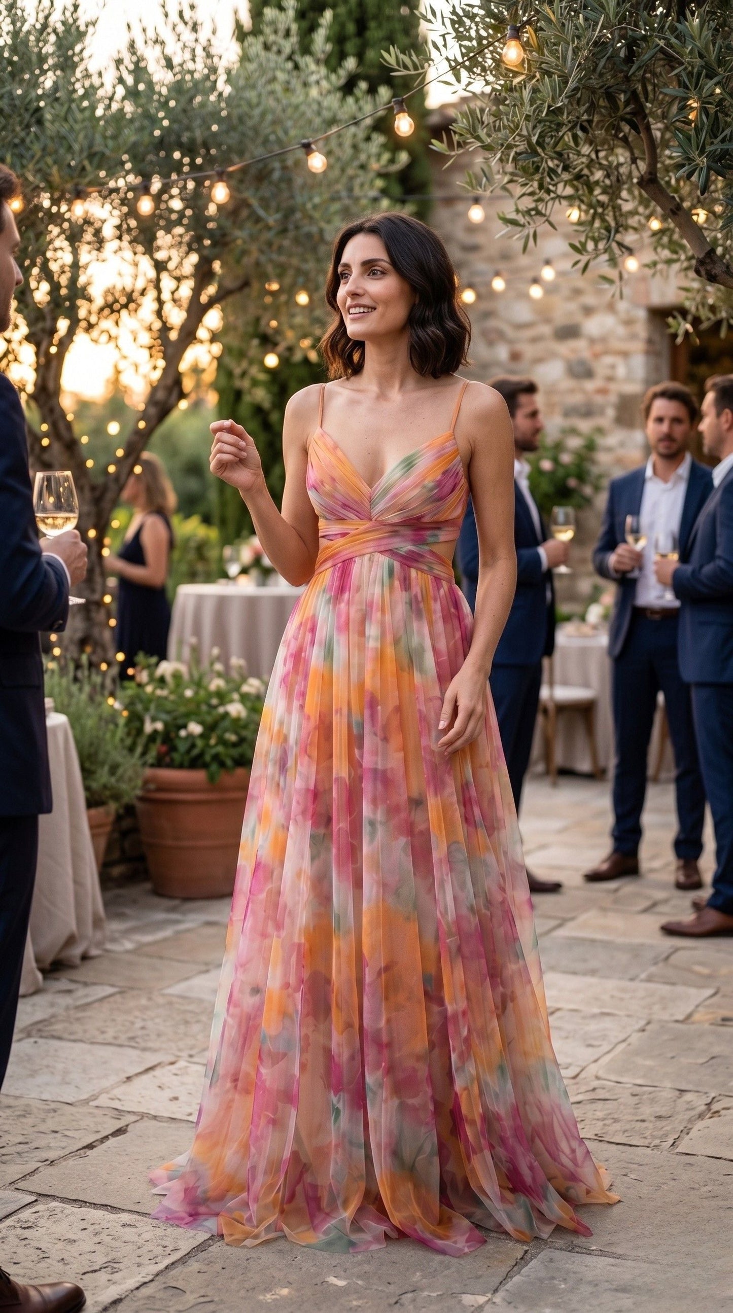 Cecilia · Abito in Chiffon Etereo