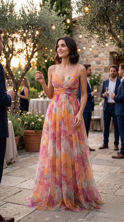 Cecilia · Abito in Chiffon Etereo