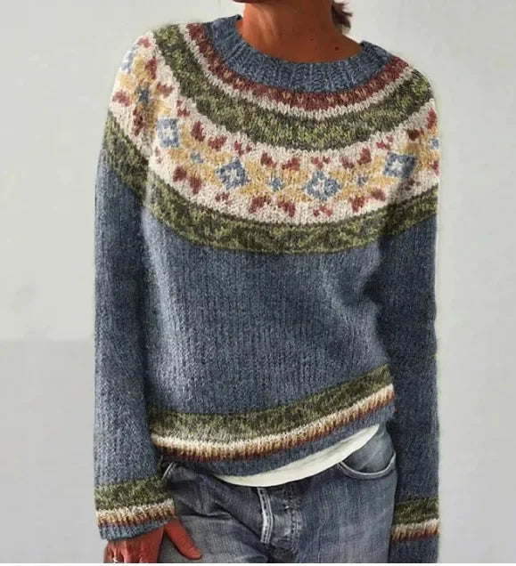 Brigida · Maglione autunnale rétro e confortevole