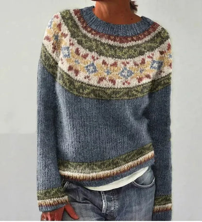Brigida · Maglione autunnale rétro e confortevole