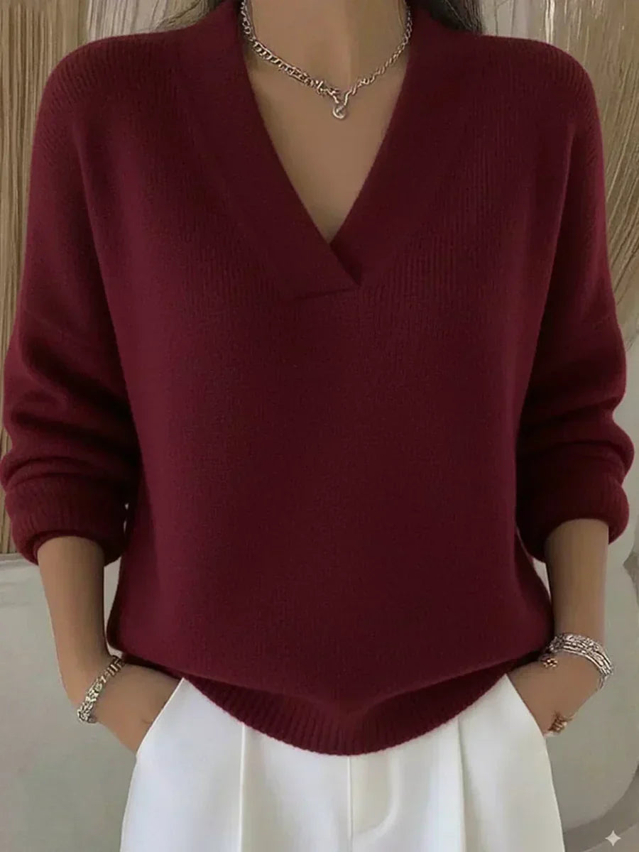 Violeta · Maglia morbida con scollo a V