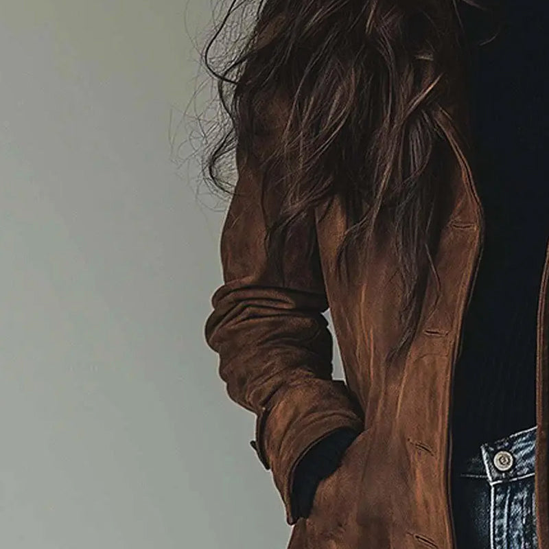 Nilde · Cappotto in Pelle Elegante
