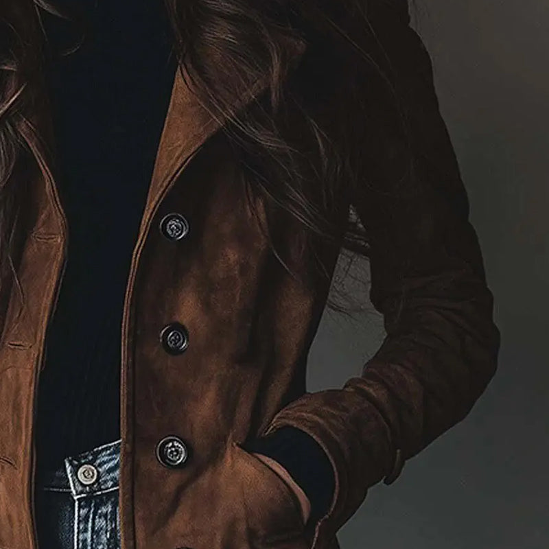 Nilde · Cappotto in Pelle Elegante