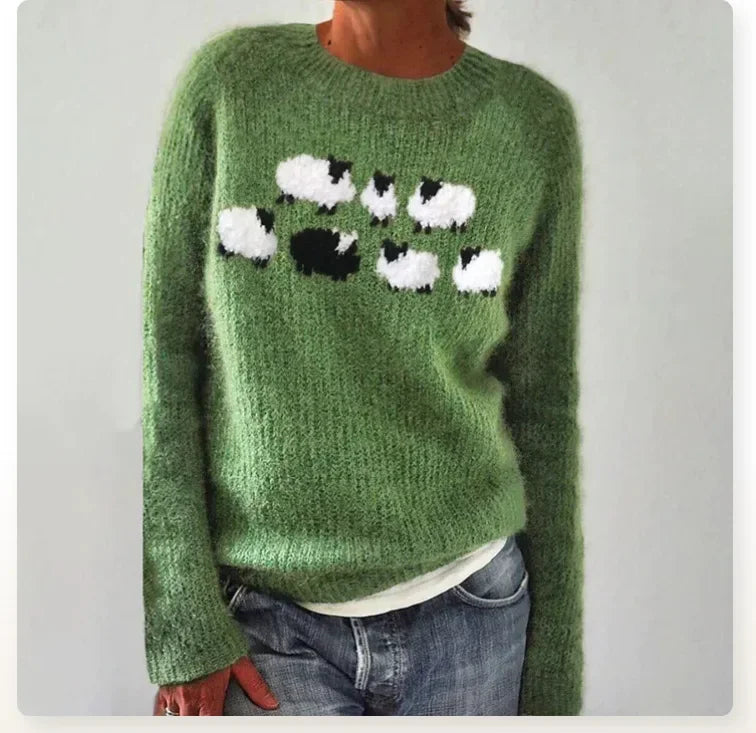 Brigida · Maglione autunnale rétro e confortevole