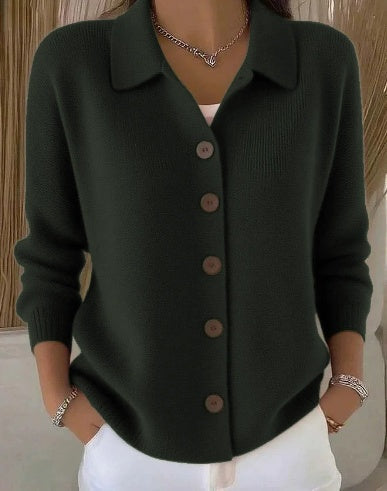 Josefina · Cardigan in maglia con collo e bottoni