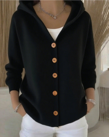 Rocío · Cardigan in maglia con cappuccio