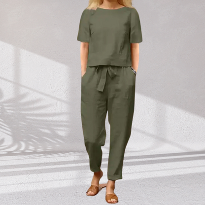 Vanda · Elegante Ensemble in Lino Morbido