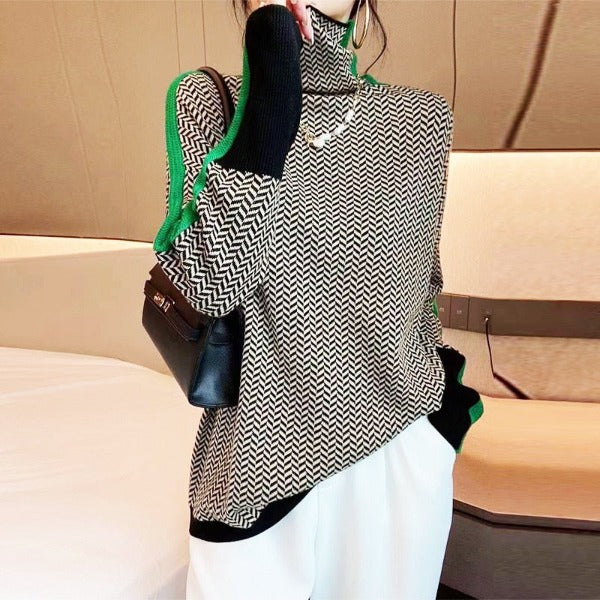 Valentina · Maglione in Herringbone Accogliente