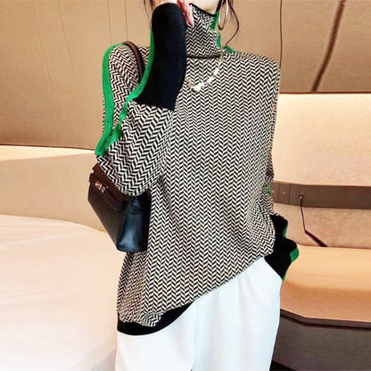 Valentina · Maglione in Herringbone Accogliente