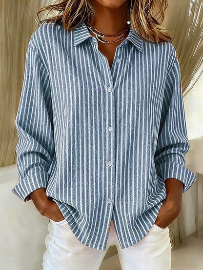 Jimena · Camicia a righe con bottoni