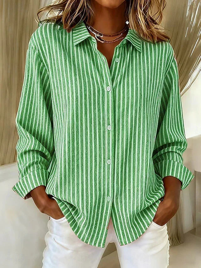 Jimena · Camicia a righe con bottoni